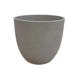 Macetero Basel Gris Texturizado #15