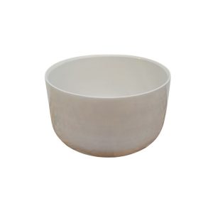 Macetero "BOWL LU" Blanco Brillante para 2 a 3 Orquideas