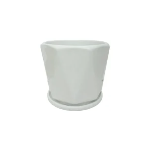 Macetero "Estambul" #12 - Blanco